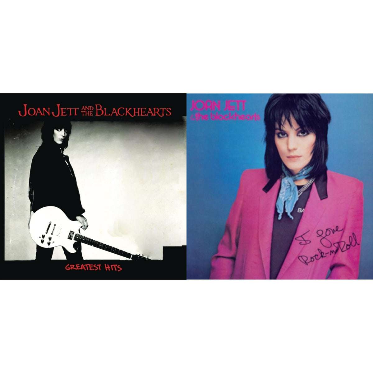 Joan & The Blackhearts Jett - I Love Rock 'N' Roll (150G/Dl Insert) & Greatest Hits - LP Vinyl Bundle