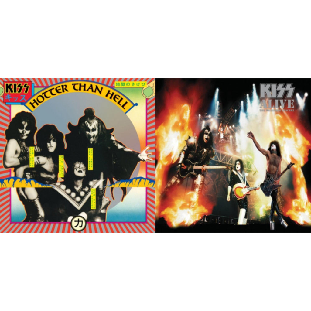 This is a 2 LP Vinyl SKU bundle.
1.This LP Vinyl is brand new.Format: LP VinylMusic Style: Hard RockThis item's title is: Hotter Than HellArtist: KissBarcode: 602537715497Release Date: 4/1/2014
2.This LP Vinyl is brand new.