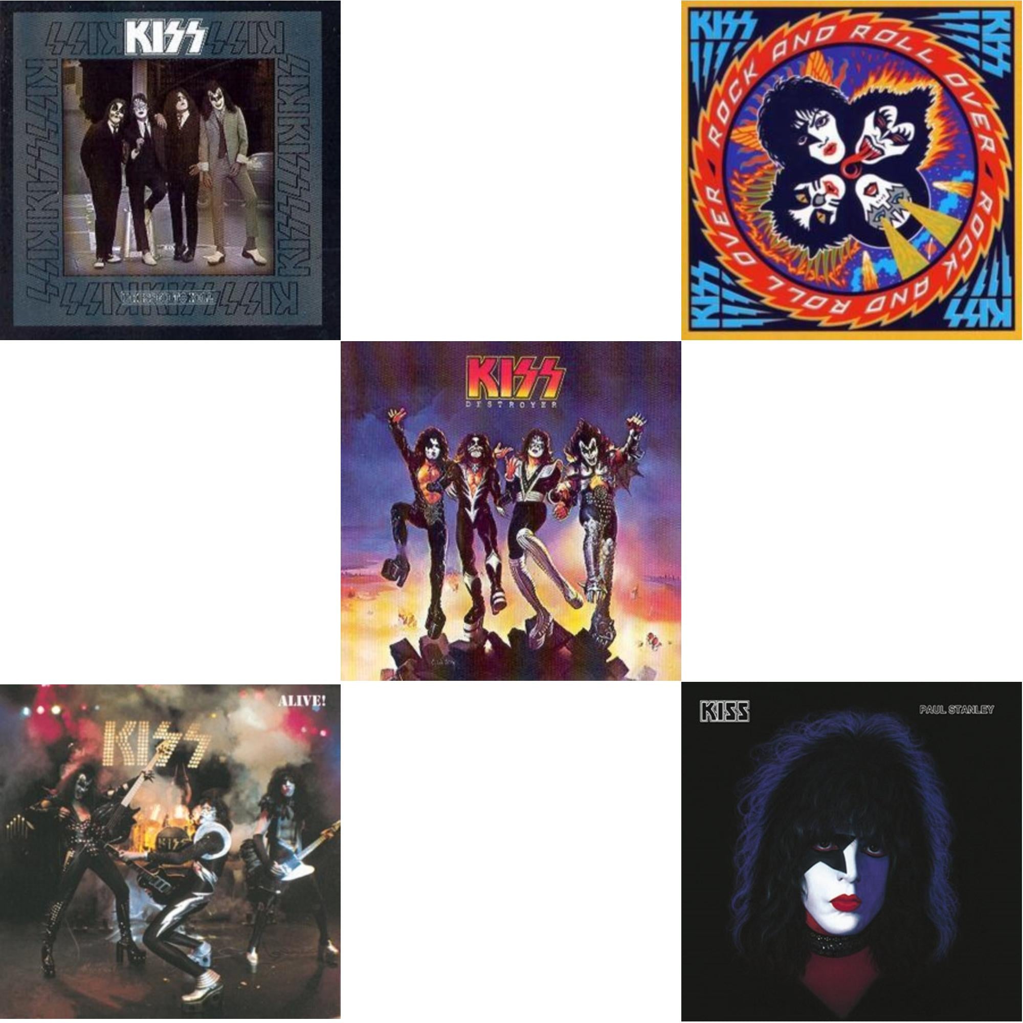 Dressed To Kill & Alive & Destroyer & Rock & Roll Over & Paul Stanley