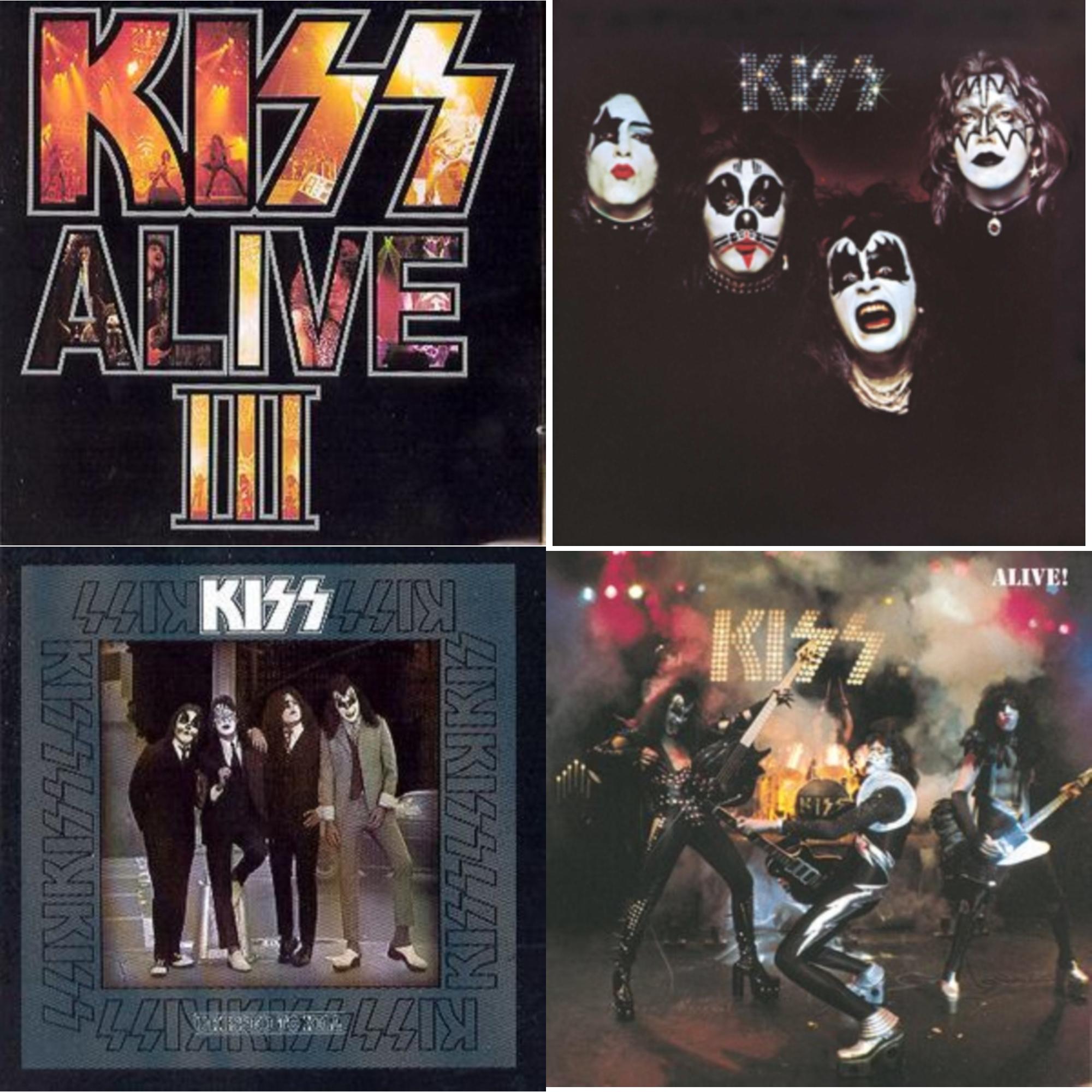 Alive 3 & Kiss & Dressed To Kill & Alive
