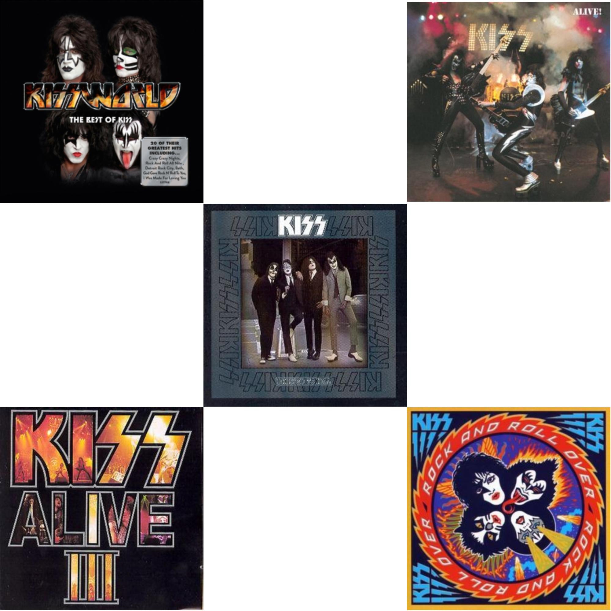 Kissworld - The Best Of Kiss & Alive 3 & Dressed To Kill & Alive & Rock & Roll Over