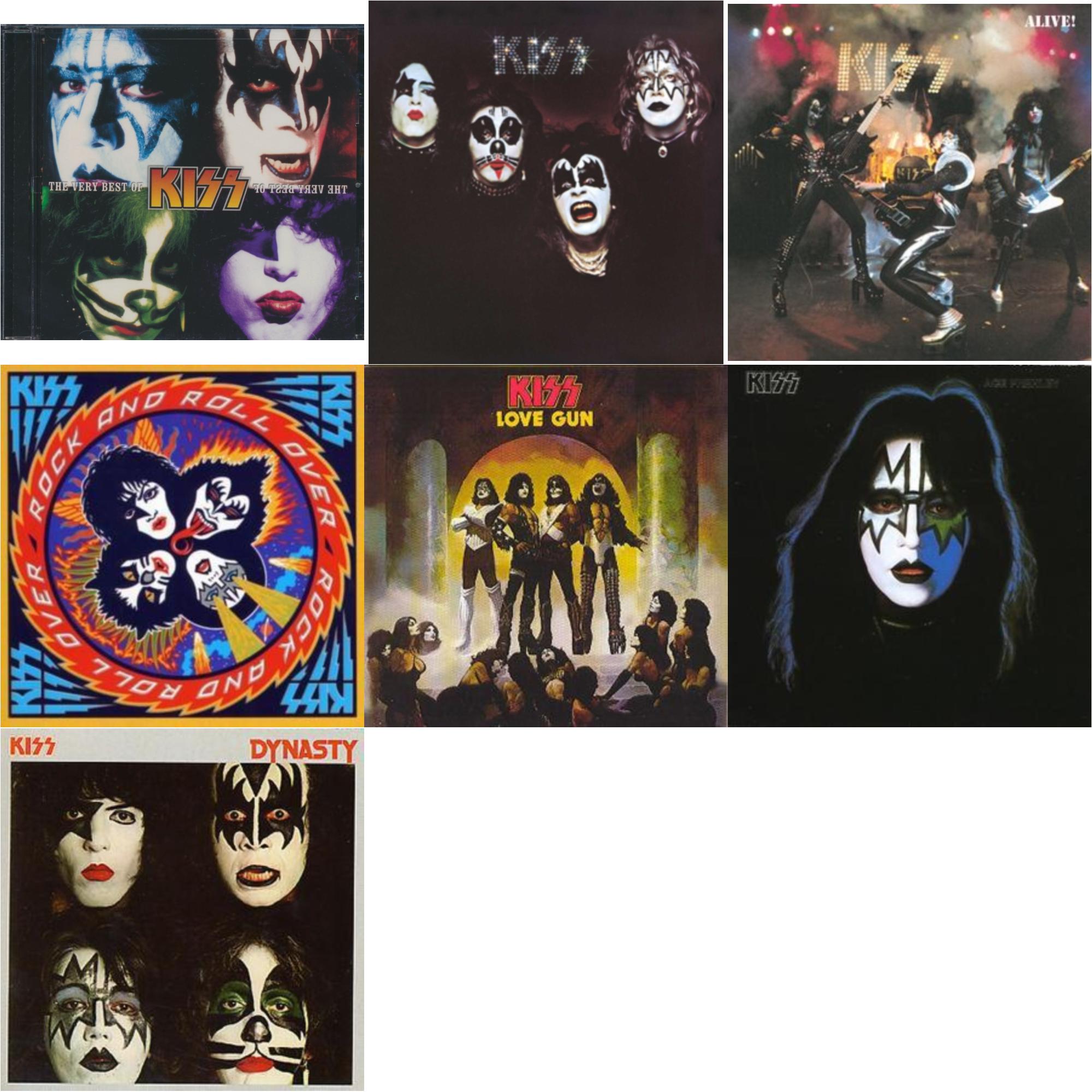 Very Best Of Kiss & Kiss & Alive & Rock & Roll Over & Love Gun & Ace Frehley & Dynasty
