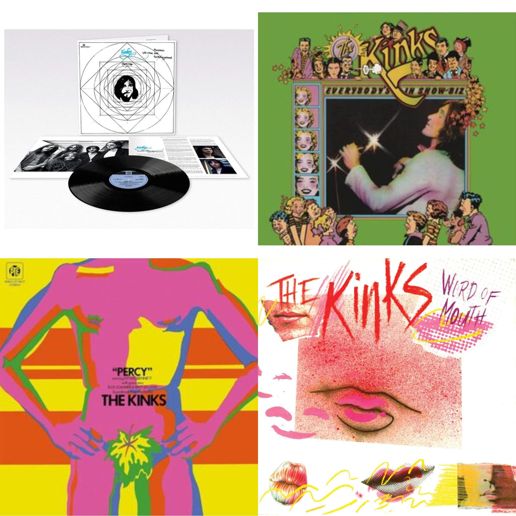 Lola Versus Powerman & The Moneygoround: Pt. 1 (180G/Remastered/Booklet) & Everybody's In Show-Biz (2022 Standalone/2LP) & Percy & Word Of Mouth (180G/Red LP Vinyl/Limited Edition/Gatefold Cover & Poster)
