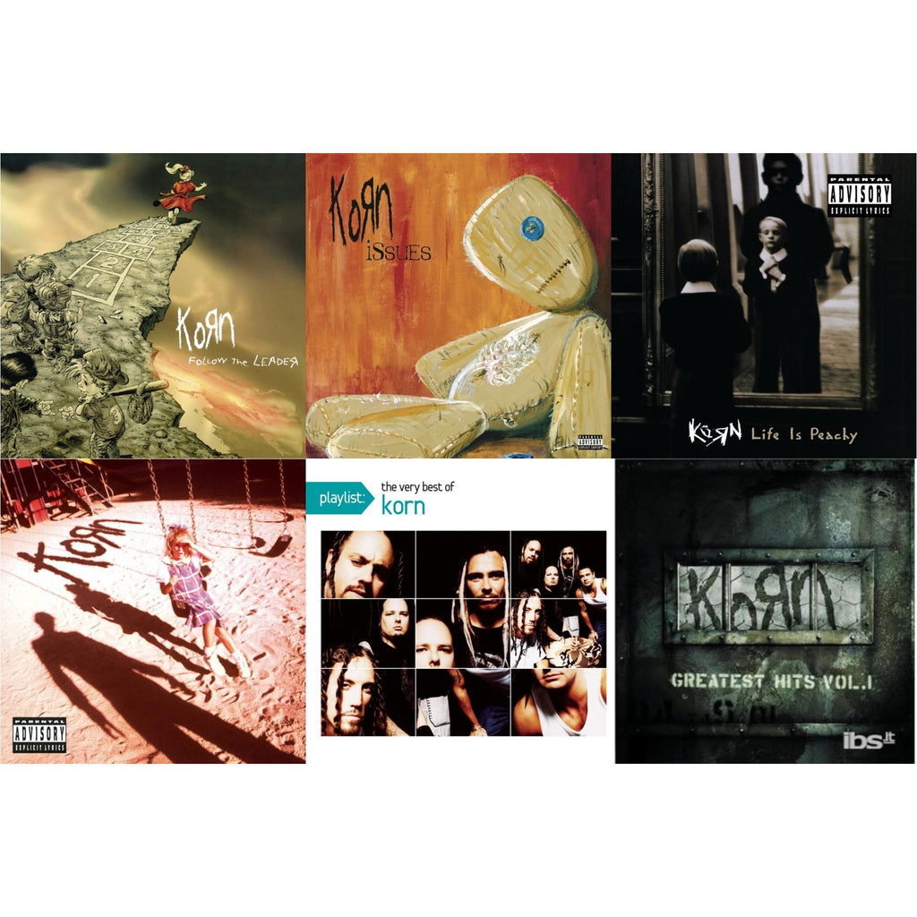 Greatest Hits Vol.1 & Life Is Peachy & Korn (Explicit) & Issues (Explicit) & Playlist: Very Best Of Korn & Follow The Leader