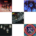 Destroyer (Resurrected) (Translucent Orange LP Vinyl) & Kiss & Animalize & Creatures Of Night & Rock & Roll Over