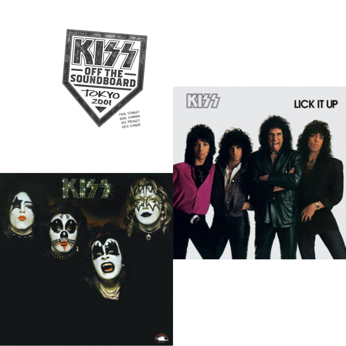 Kiss Off The Soundboard: Tokyo 2001 (3LP) & Kiss & Lick It Up