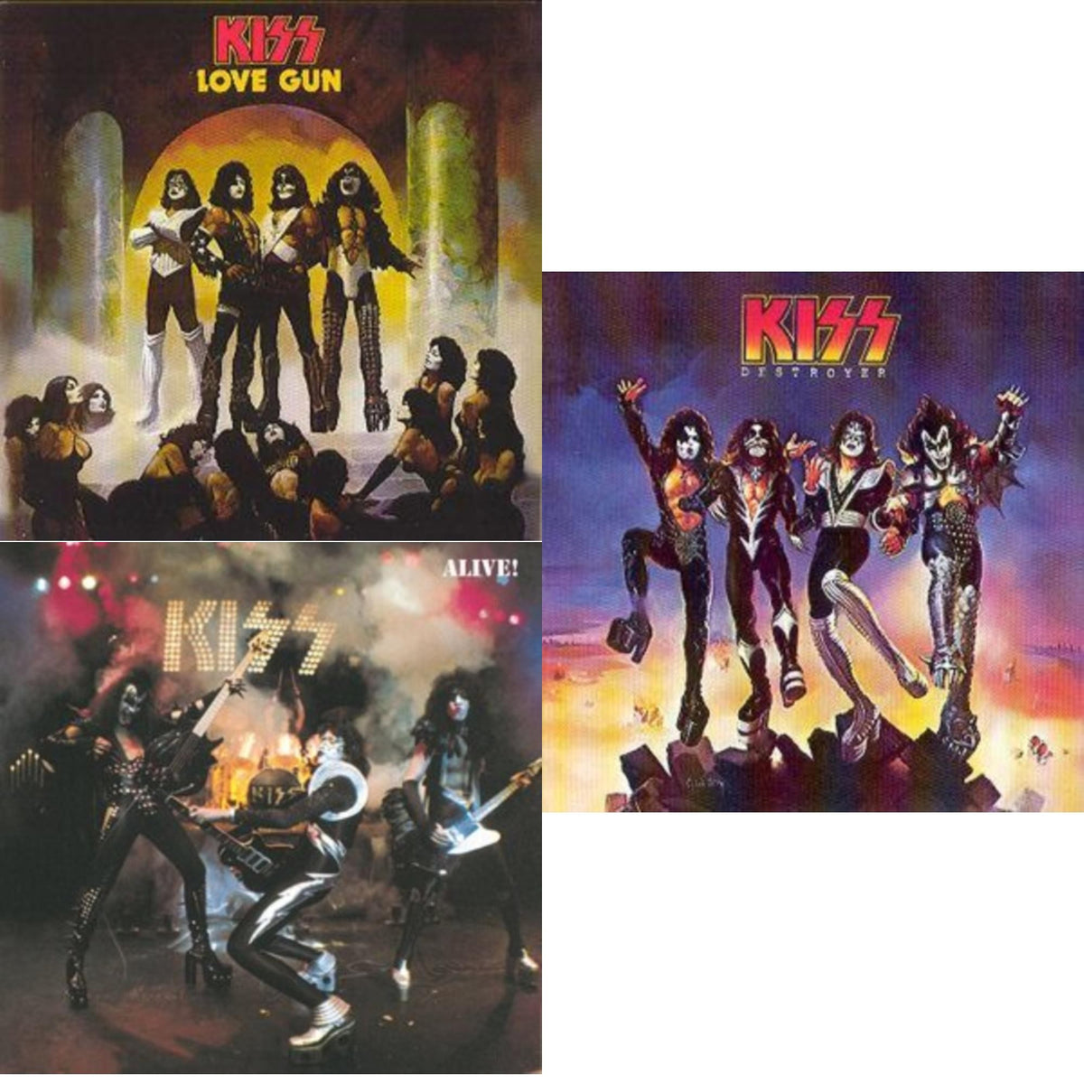 Alive & Destroyer & Love Gun