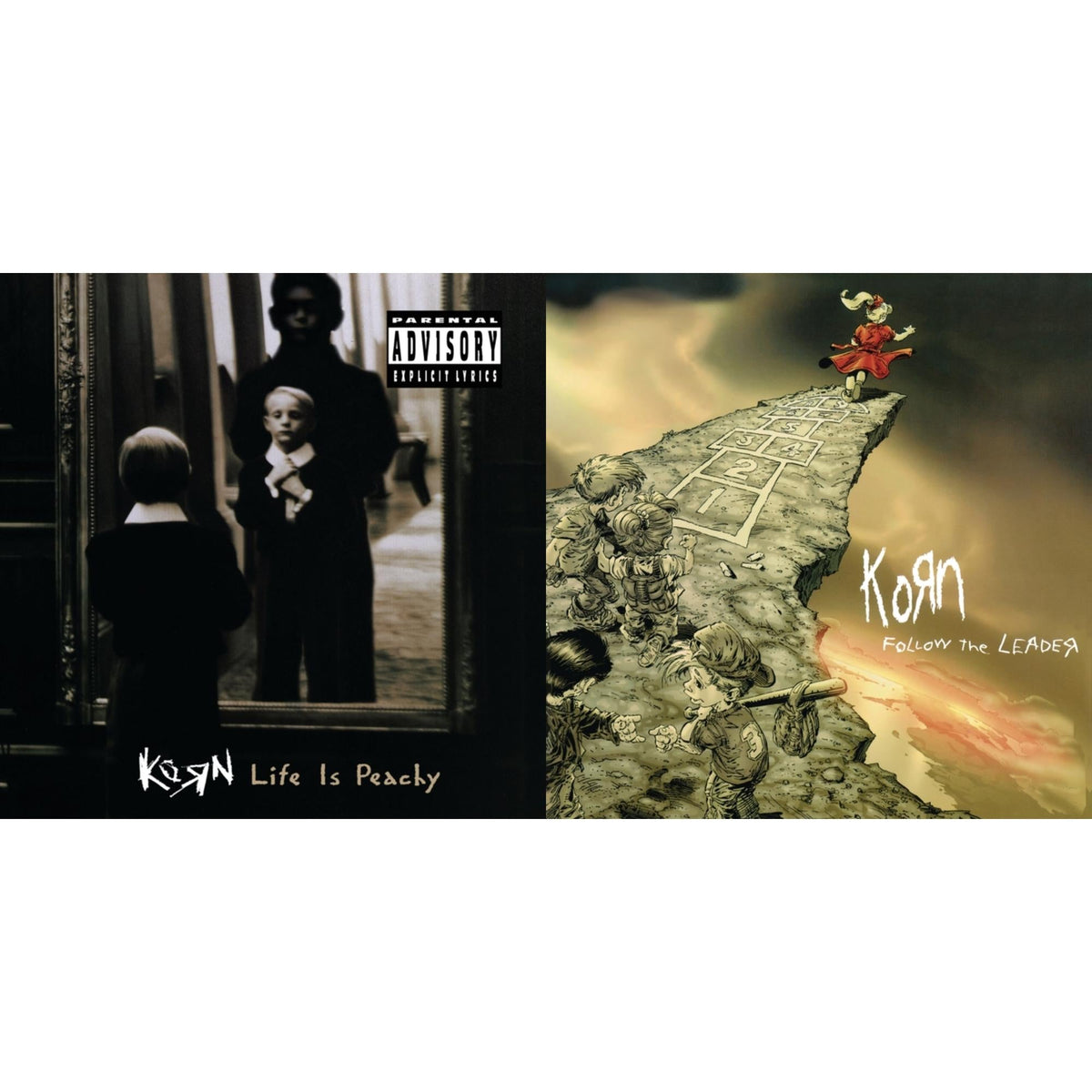 This is a 2 CD SKU bundle.
1.This CD is brand new.Format: CDMusic Style: Nu MetalThis item's title is: Life Is PeachyArtist: KornLabel: SONY SPECIAL MARKETINGBarcode: 886978794628Release Date: 3/18/2011
2.This CD is brand new.