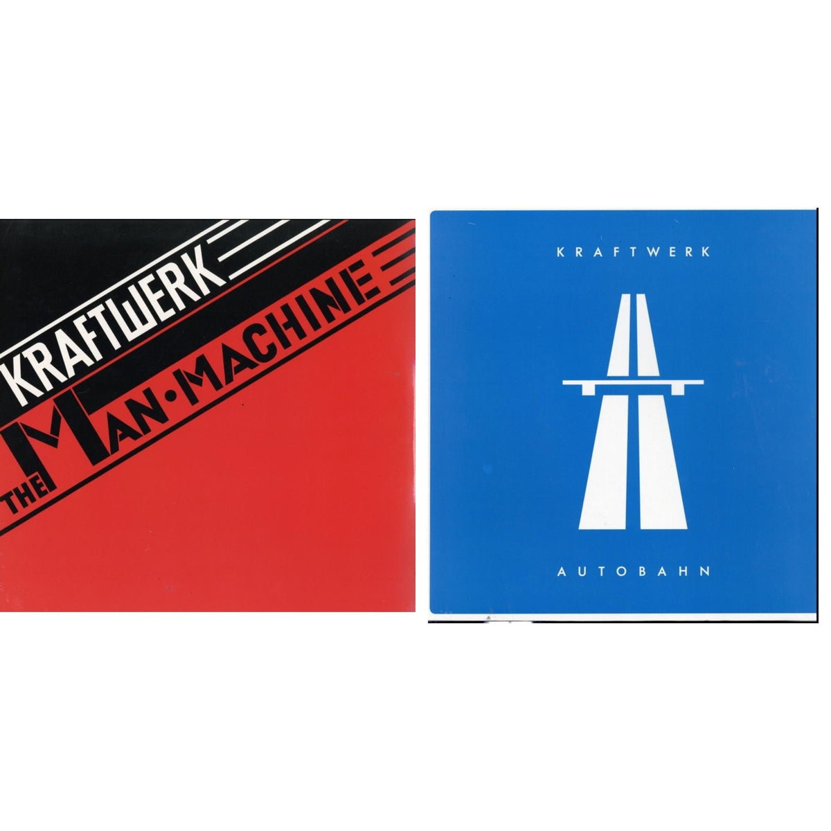 Kraftwerk - Man Machine & Autobahn (2009 Remaster) - LP Vinyl Bundle