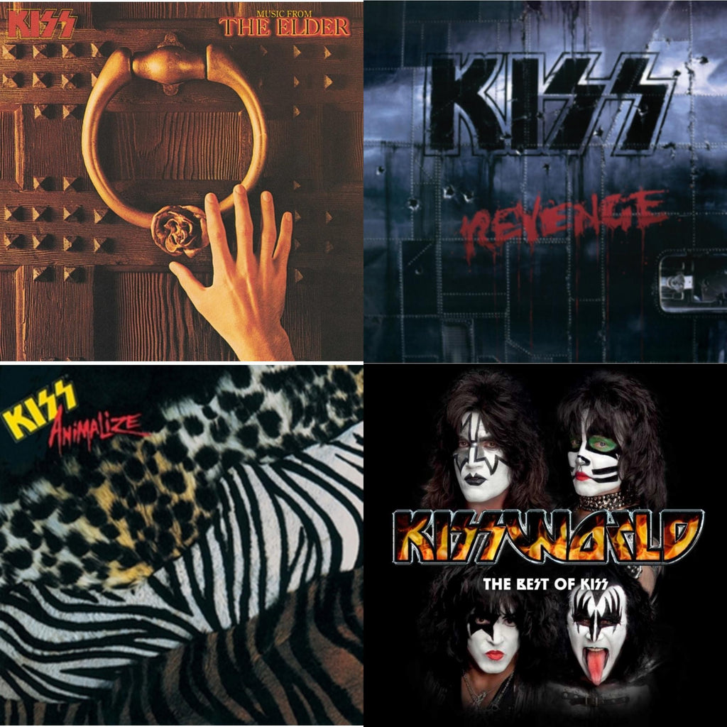 Music From The Elder (Half-Speed Master/Clear LP Vinyl/180G) & Revenge & Animalize & Kissworld - The Best Of Kiss (2 LP)