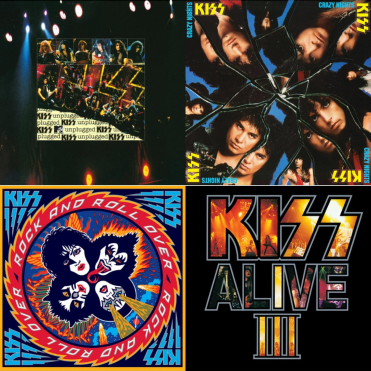 Mtv Unplugged & Crazy Nights & Rock & Roll Over & Alive Iii