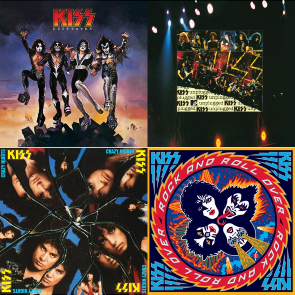 Destroyer & Mtv Unplugged & Crazy Nights & Rock & Roll Over