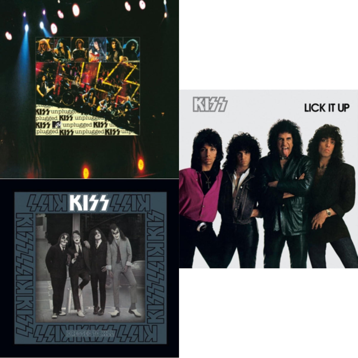 Lick It Up & Dressed To Kill & Mtv Unplugged