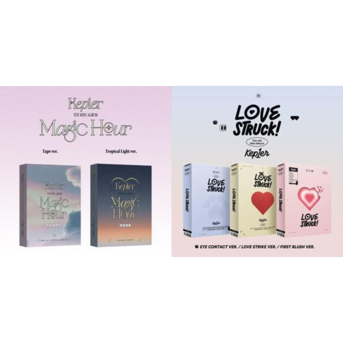 Lovestruck! (4Th Mini Album) & Magic Hour Unit Ver. (5Th Mini Album)