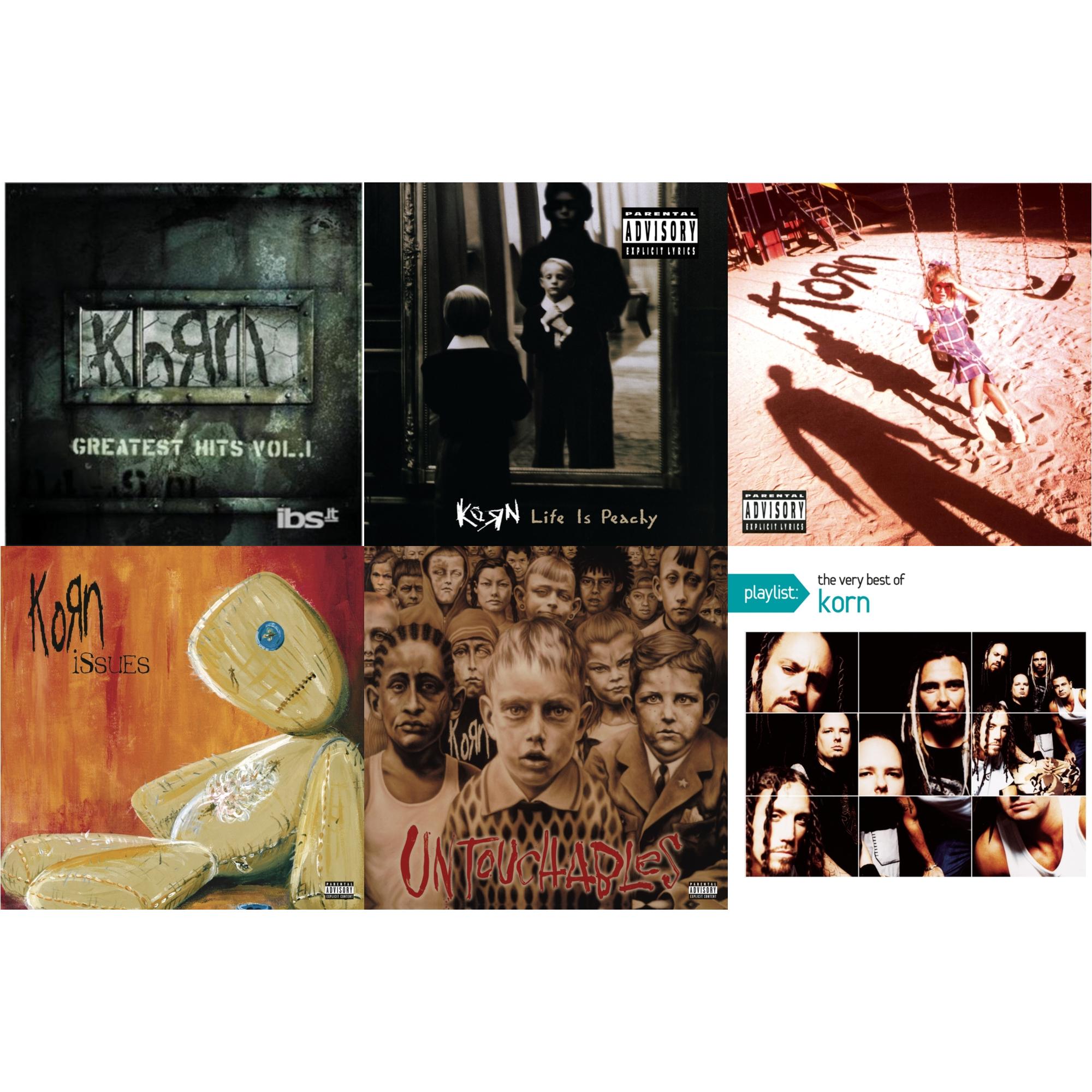 Greatest Hits Vol.1 & Life Is Peachy & Korn (Explicit) & Issues (Explicit) & Untouchables & Playlist: Very Best Of Korn