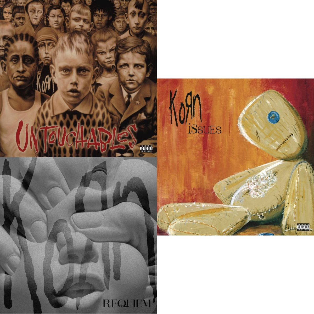 Issues (X) (2LP/140G) & Untouchables (X) (2LP/140G) & Requiem