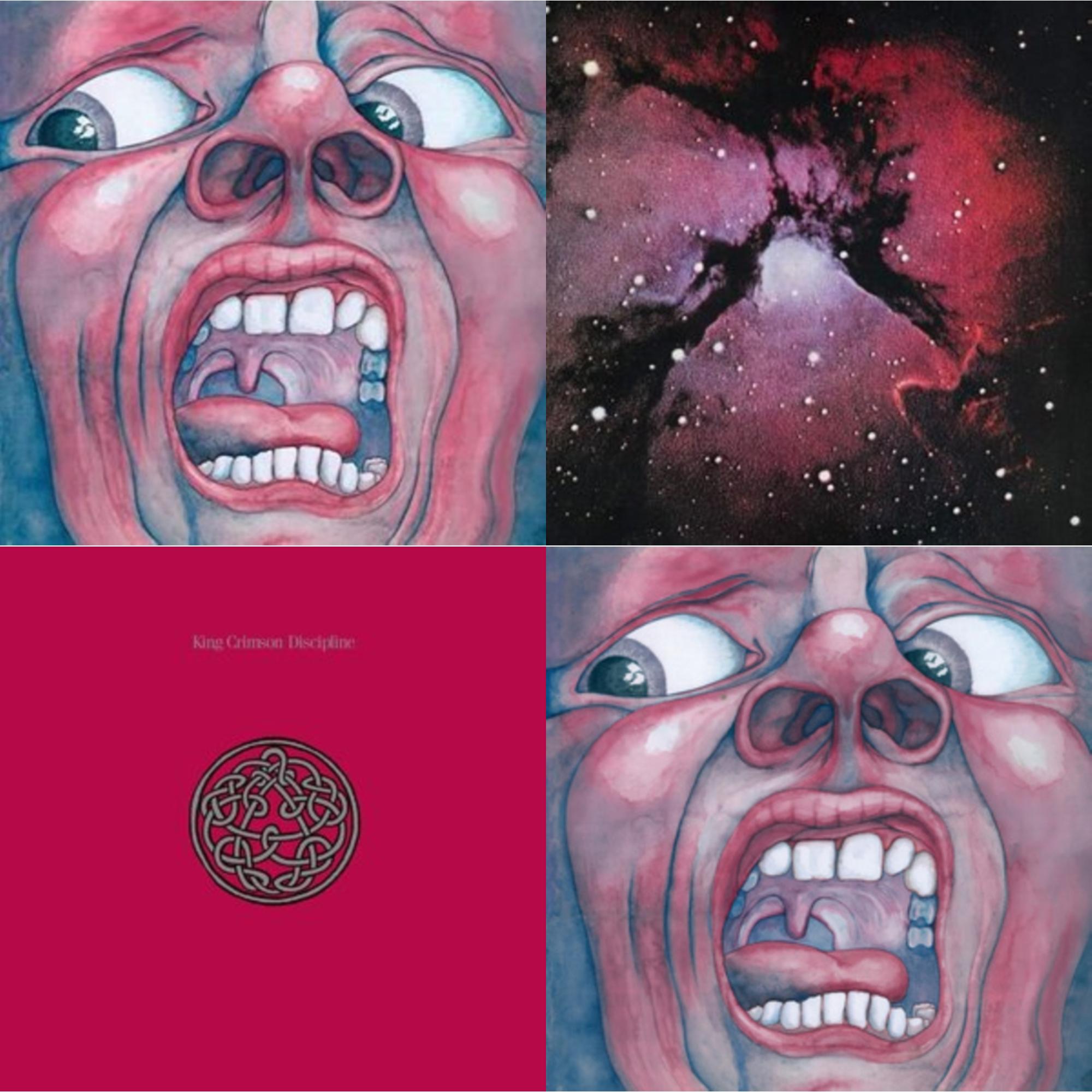 In The Court Of Crimson (200G/Remix/Ltd) & Islands (200G/Remix/Ltd) & Discipline (200G/2022 Steven Wilson Remix) & In The Court Of The Crimson King (200G)