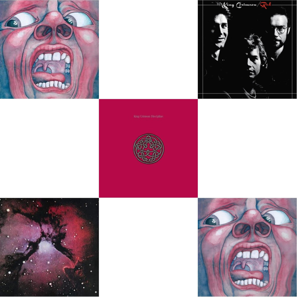 In The Court Of Crimson (200G/Remix/Ltd) & Islands (200G/Remix/Ltd) & Discipline (200G/2022 Steven Wilson Remix) & Red (200G) & In The Court Of The Crimson King (200G)