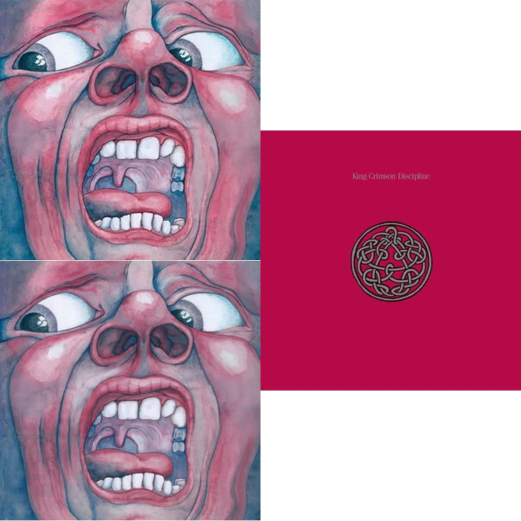 King Crimson - In The Court Of Crimson (200G/Remix/Ltd) & Discipline (200G/2022 Steven Wilson Remix) & In The Court Of The Crimson King (200G) - LP Vinyl Bundle