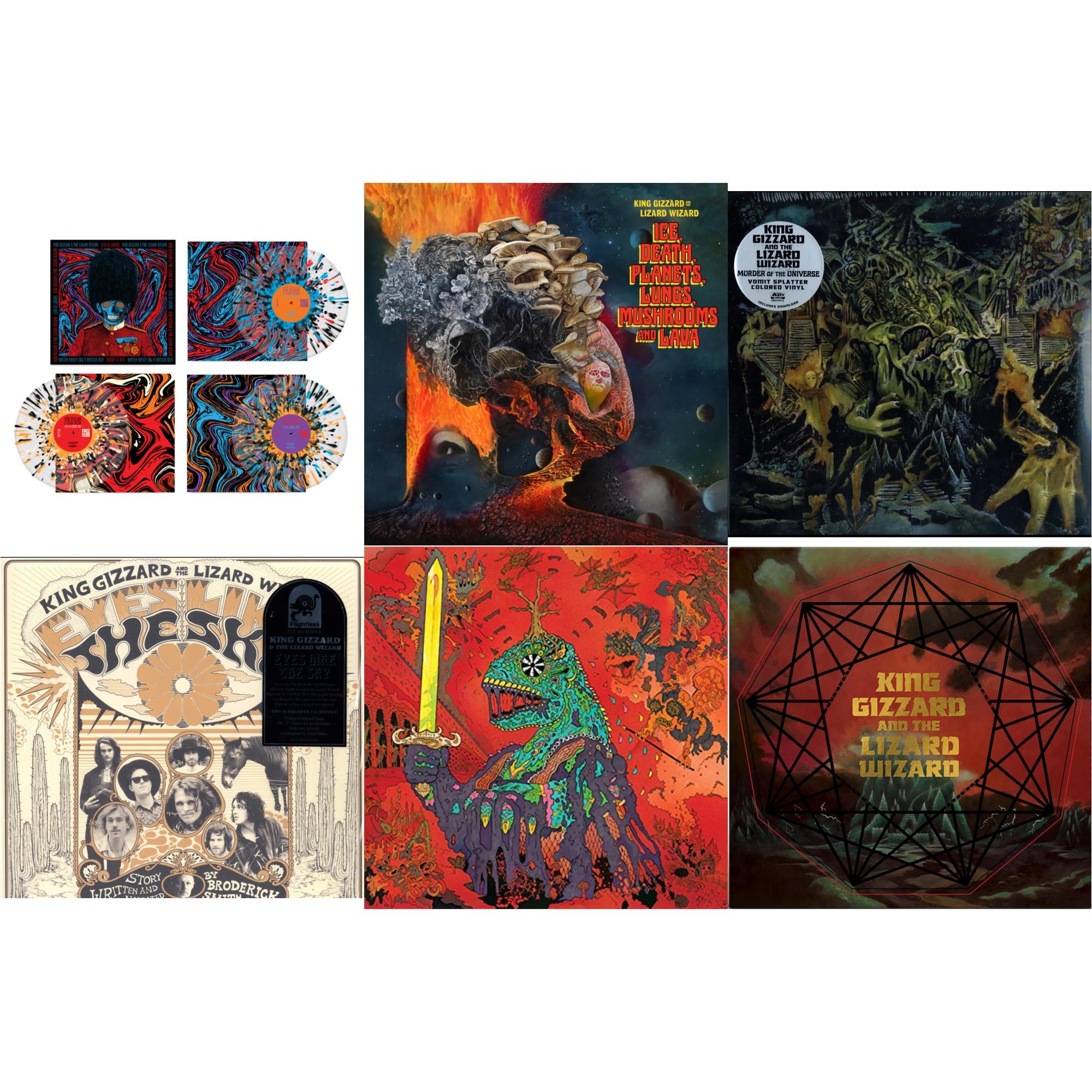 This is a 6 LP Vinyl SKU bundle.
1.This LP Vinyl is brand new.Format: LP VinylThis item's title is: Live In London '19 (Fuzz Club Official Bootleg) (Coloured LP Vinyl)Artist: King Gizzard & The Lizard WizardLabel: FUZZ CLUBBarcode: 5060467887076Release Date: 1/28/2020
2.