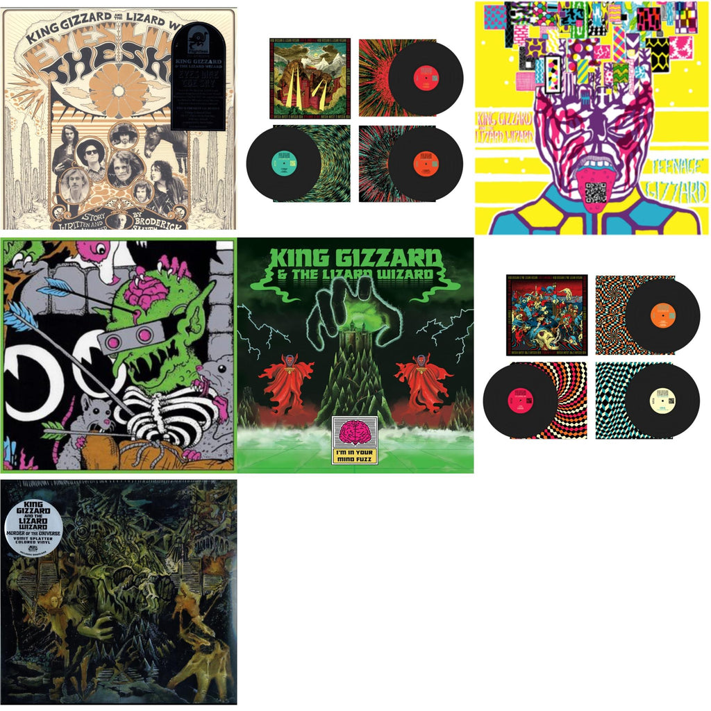 This is a 7 LP Vinyl SKU bundle.
1.This LP Vinyl is brand new.Format: LP VinylThis item's title is: Live In Brussels '19 (Fuzz Club Official Bootleg)Artist: King Gizzard & The Lizard WizardLabel: FUZZ CLUBBarcode: 5060467887106Release Date: 1/10/2025
2.This LP Vinyl is brand new.
