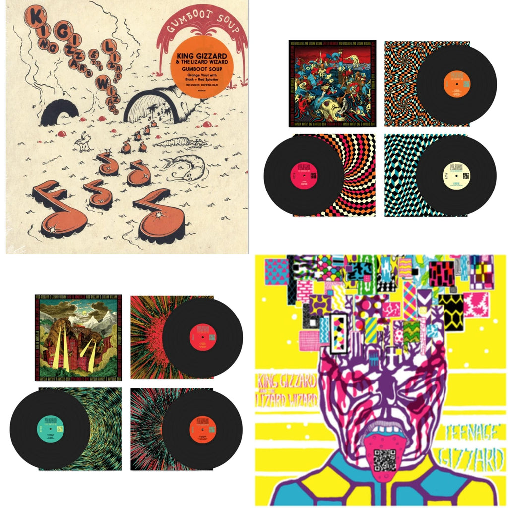 This is a 4 LP Vinyl SKU bundle.
1.This LP Vinyl is brand new.Format: LP VinylThis item's title is: Live In Brussels '19 (Fuzz Club Official Bootleg)Artist: King Gizzard & The Lizard WizardLabel: FUZZ CLUBBarcode: 5060467887106Release Date: 1/10/2025
2.This LP Vinyl is brand new.