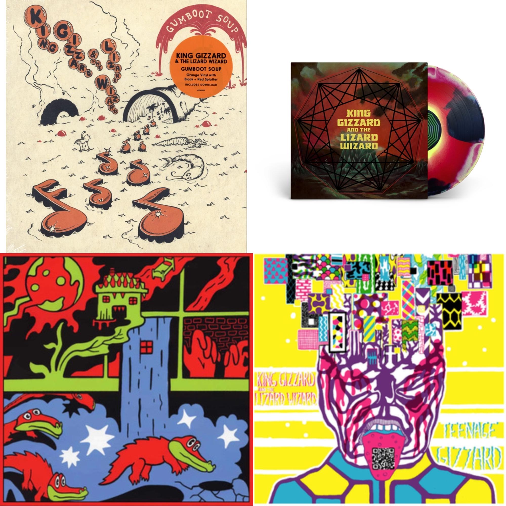 This is a 4 LP Vinyl SKU bundle.
1.This LP Vinyl is brand new.Format: LP VinylThis item's title is: Gumboot SoupArtist: King Gizzard & The Lizard WizardLabel: ATO RECORDSBarcode: 880882322717Release Date: 3/30/2018
2.This LP Vinyl is brand new.
