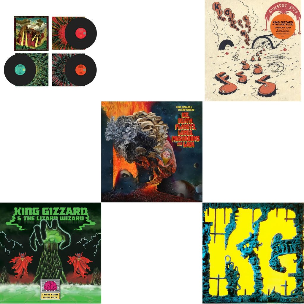 This is a 5 LP Vinyl SKU bundle.
1.This LP Vinyl is brand new.Format: LP VinylThis item's title is: Live In Adelaide '19 (Fuzz Club Official Bootleg)Artist: King Gizzard & The Lizard WizardLabel: FUZZ CLUBBarcode: 5060467887144Release Date: 1/10/2025
2.This LP Vinyl is brand new.
