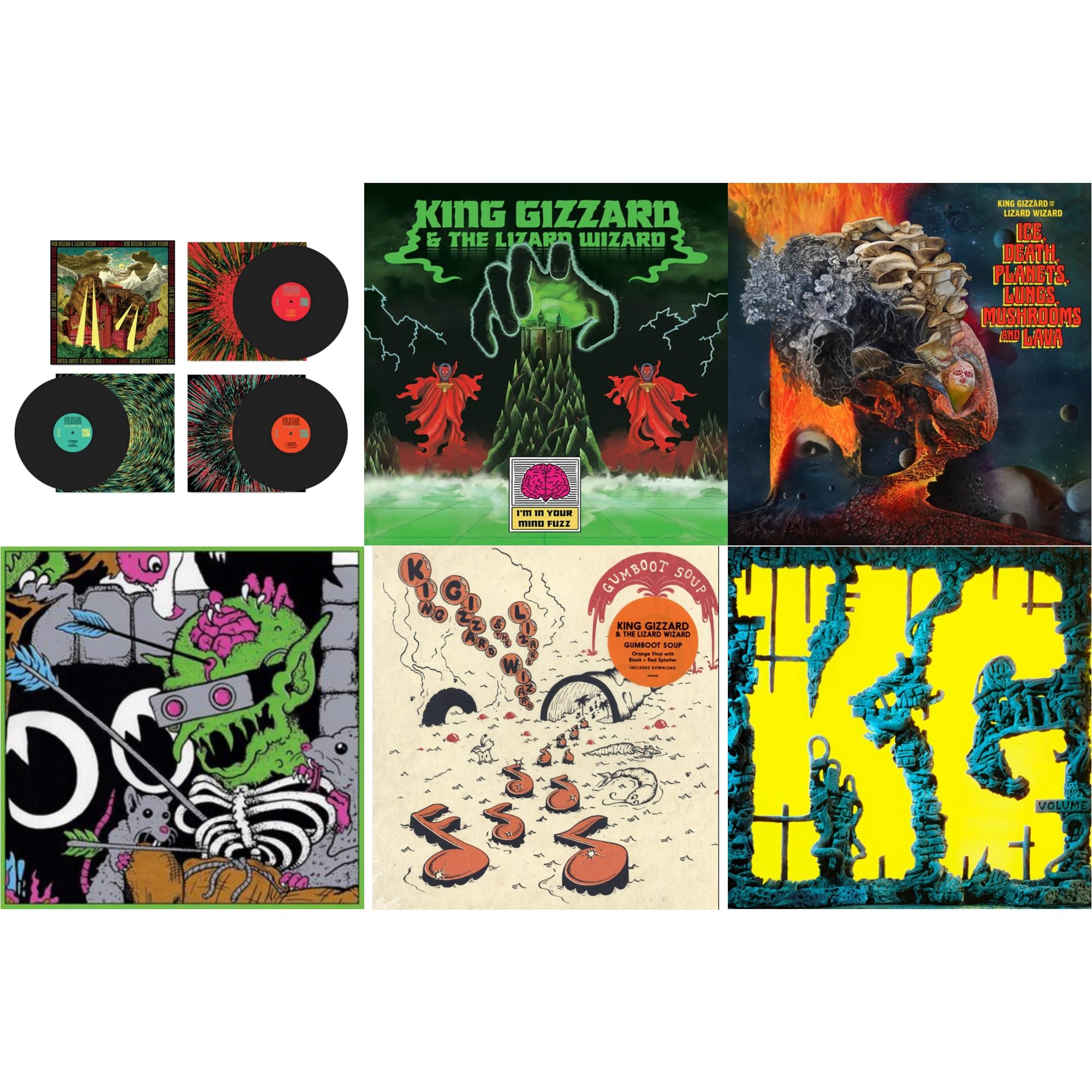 This is a 6 LP Vinyl SKU bundle.
1.This LP Vinyl is brand new.Format: LP VinylThis item's title is: Live In Adelaide '19 (Fuzz Club Official Bootleg)Artist: King Gizzard & The Lizard WizardLabel: FUZZ CLUBBarcode: 5060467887144Release Date: 1/10/2025
2.This LP Vinyl is brand new.
