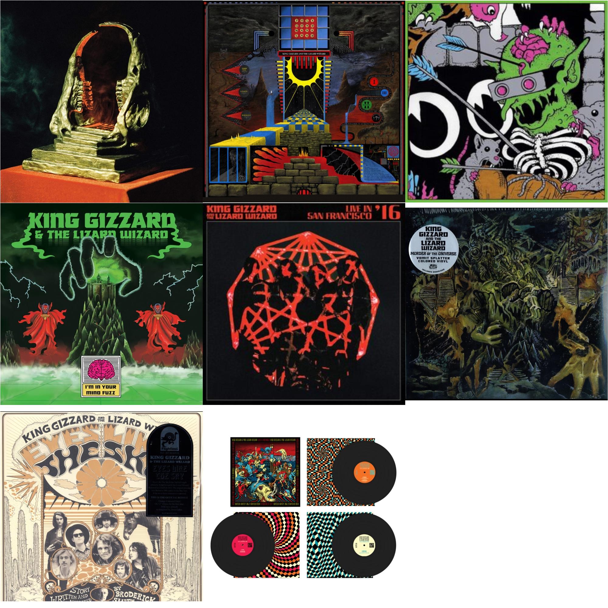 This is a 8 LP Vinyl SKU bundle.
1.This LP Vinyl is brand new.Format: LP VinylThis item's title is: Live In Brussels '19 (Fuzz Club Official Bootleg)Artist: King Gizzard & The Lizard WizardLabel: FUZZ CLUBBarcode: 5060467887106Release Date: 1/10/2025
2.This LP Vinyl is brand new.
