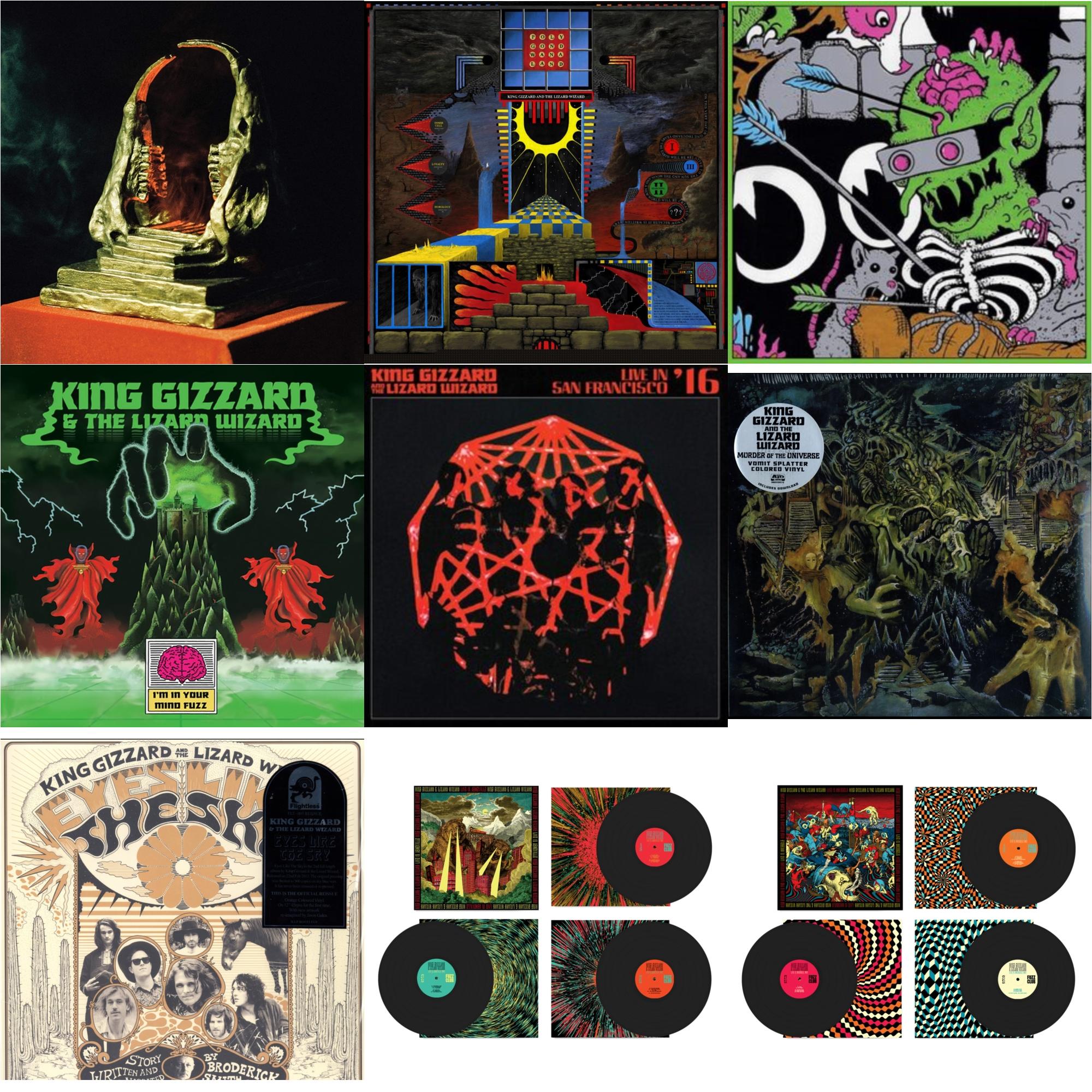 This is a 9 LP Vinyl SKU bundle.
1.This LP Vinyl is brand new.Format: LP VinylThis item's title is: Live In Brussels '19 (Fuzz Club Official Bootleg)Artist: King Gizzard & The Lizard WizardLabel: FUZZ CLUBBarcode: 5060467887106Release Date: 1/10/2025
2.This LP Vinyl is brand new.