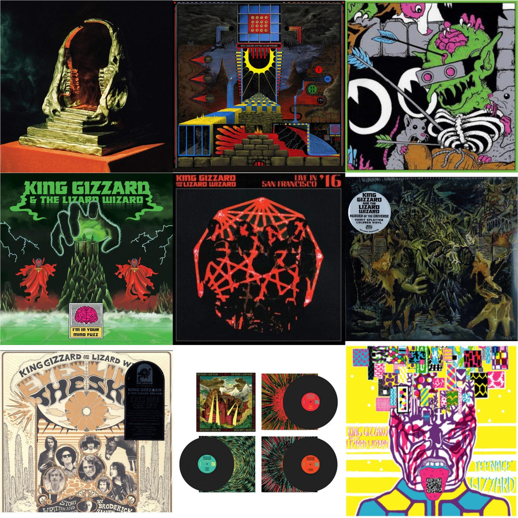 This is a 9 LP Vinyl SKU bundle.
1.This LP Vinyl is brand new.Format: LP VinylThis item's title is: Live In Adelaide '19 (Fuzz Club Official Bootleg)Artist: King Gizzard & The Lizard WizardLabel: FUZZ CLUBBarcode: 5060467887144Release Date: 1/10/2025
2.This LP Vinyl is brand new.