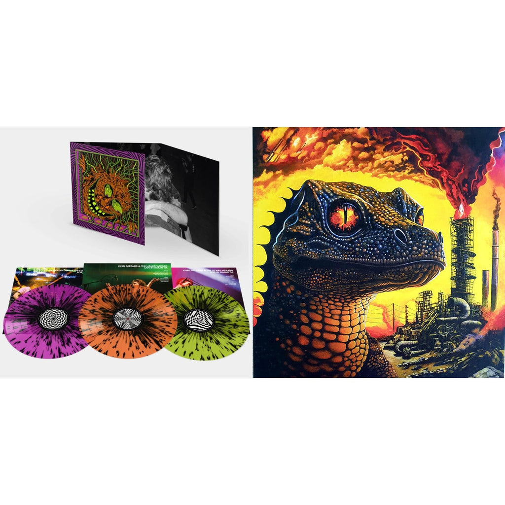 King Gizzard - Live In Miami '24 (Splatter Vinyl/3LP) & Petrodragonic Apocalypse; Or Dawn Of Eternal Night: An Annihilation.. (Recycled Black Wax Vinyl/2LP)