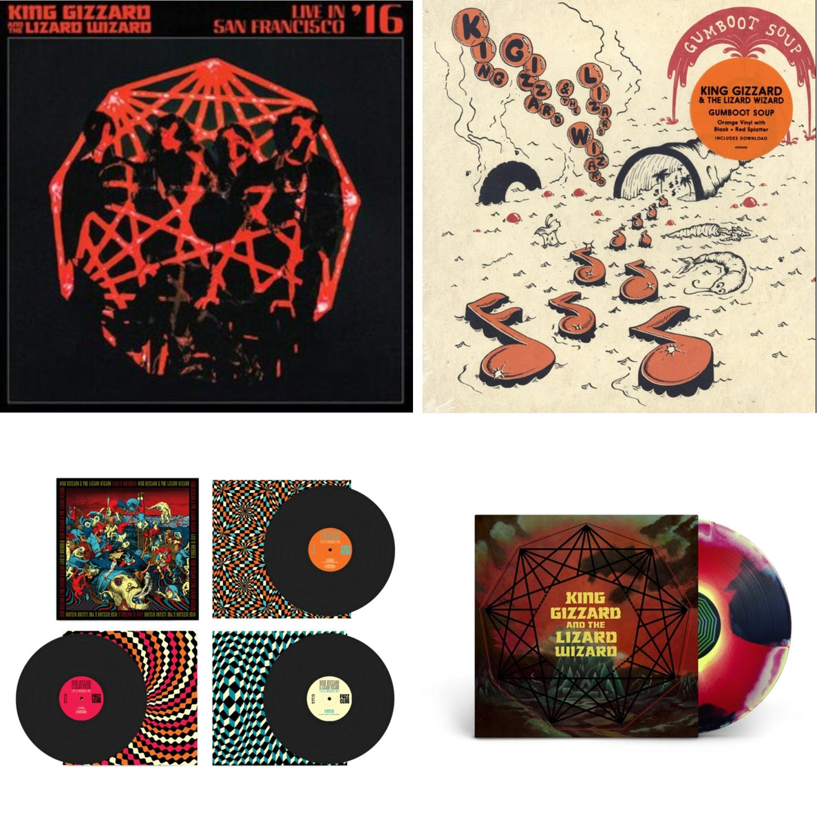 This is a 4 LP Vinyl SKU bundle.
1.This LP Vinyl is brand new.