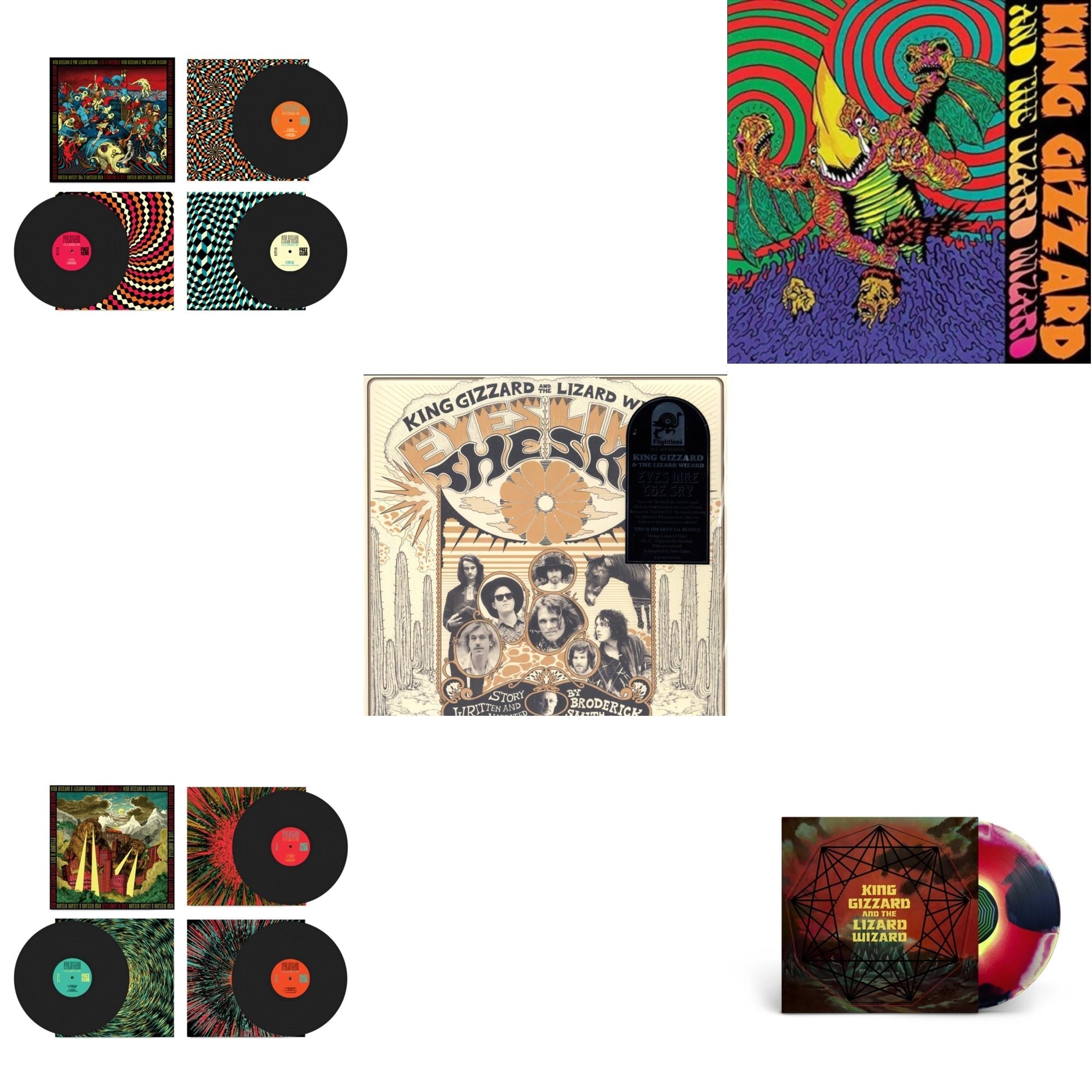 This is a 5 LP Vinyl SKU bundle.
1.This LP Vinyl is brand new.Format: LP VinylThis item's title is: Live In Brussels '19 (Fuzz Club Official Bootleg)Artist: King Gizzard & The Lizard WizardLabel: FUZZ CLUBBarcode: 5060467887106Release Date: 1/10/2025
2.This LP Vinyl is brand new.