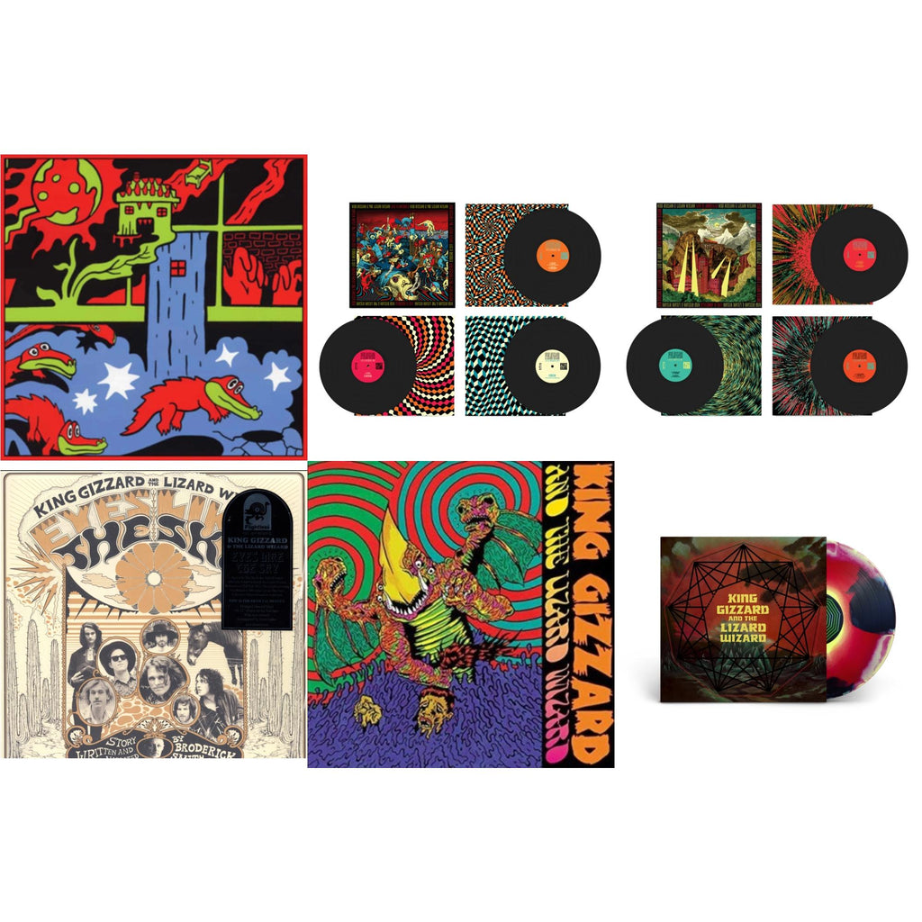 This is a 6 LP Vinyl SKU bundle.
1.This LP Vinyl is brand new.Format: LP VinylThis item's title is: Live In Paris '19 (Fuzz Club Official Bootleg)Artist: King Gizzard & The Lizard WizardLabel: FUZZ CLUBBarcode: 5060467887120Release Date: 5/28/2021
2.This LP Vinyl is brand new.