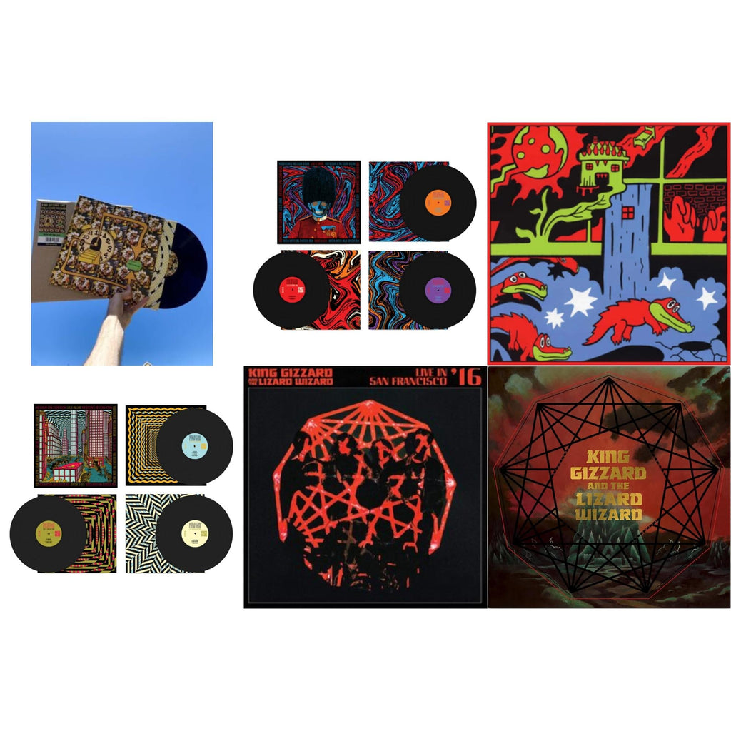 King Gizzard & The Lizard Wizard - Made In Timeland & Live In London '19 (Fuzz Club Official Bootleg) & Live In Paris '19 (Fuzz Club Official Bootleg) & Live In Asheville '19 (Fuzz Club Official Bootleg) & Live In San Francisco '16