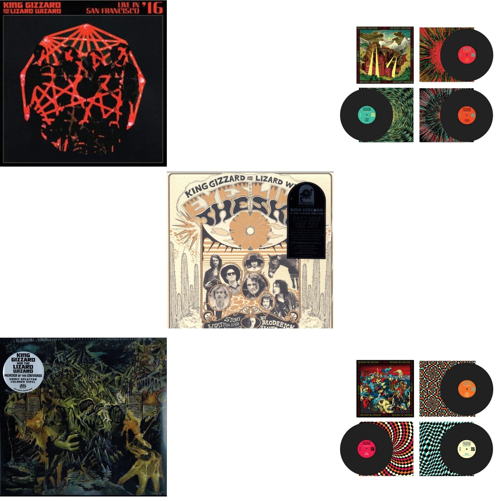 This is a 5 LP Vinyl SKU bundle.
1.This LP Vinyl is brand new.Format: LP VinylThis item's title is: Live In Brussels '19 (Fuzz Club Official Bootleg)Artist: King Gizzard & The Lizard WizardLabel: FUZZ CLUBBarcode: 5060467887106Release Date: 1/10/2025
2.This LP Vinyl is brand new.