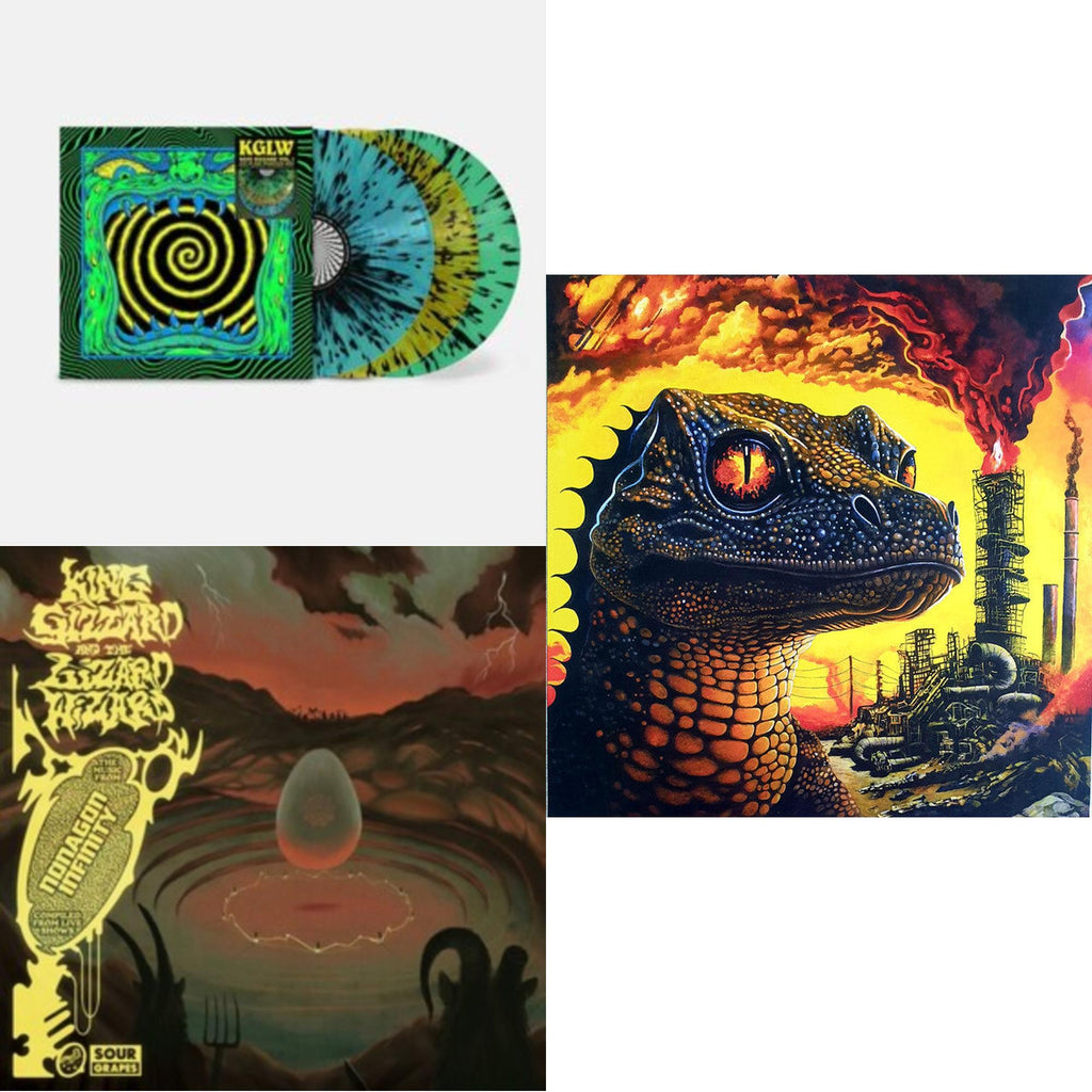 Rave Gizzard - Live In San Francisco '24 (3LP/Splatter Vinyl) & Nonagon Infinity Live (Coloured) & Petrodragonic Apocalypse; Or Dawn Of Eternal Night: An Annihilation.. (Recycled Black Wax Vinyl/2LP)