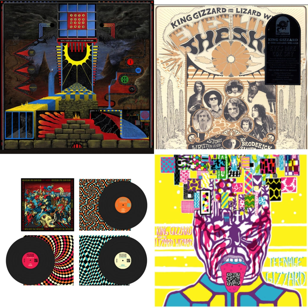 This is a 4 LP Vinyl SKU bundle.
1.This LP Vinyl is brand new.Format: LP VinylThis item's title is: Live In Brussels '19 (Fuzz Club Official Bootleg)Artist: King Gizzard & The Lizard WizardLabel: FUZZ CLUBBarcode: 5060467887106Release Date: 1/10/2025
2.This LP Vinyl is brand new.