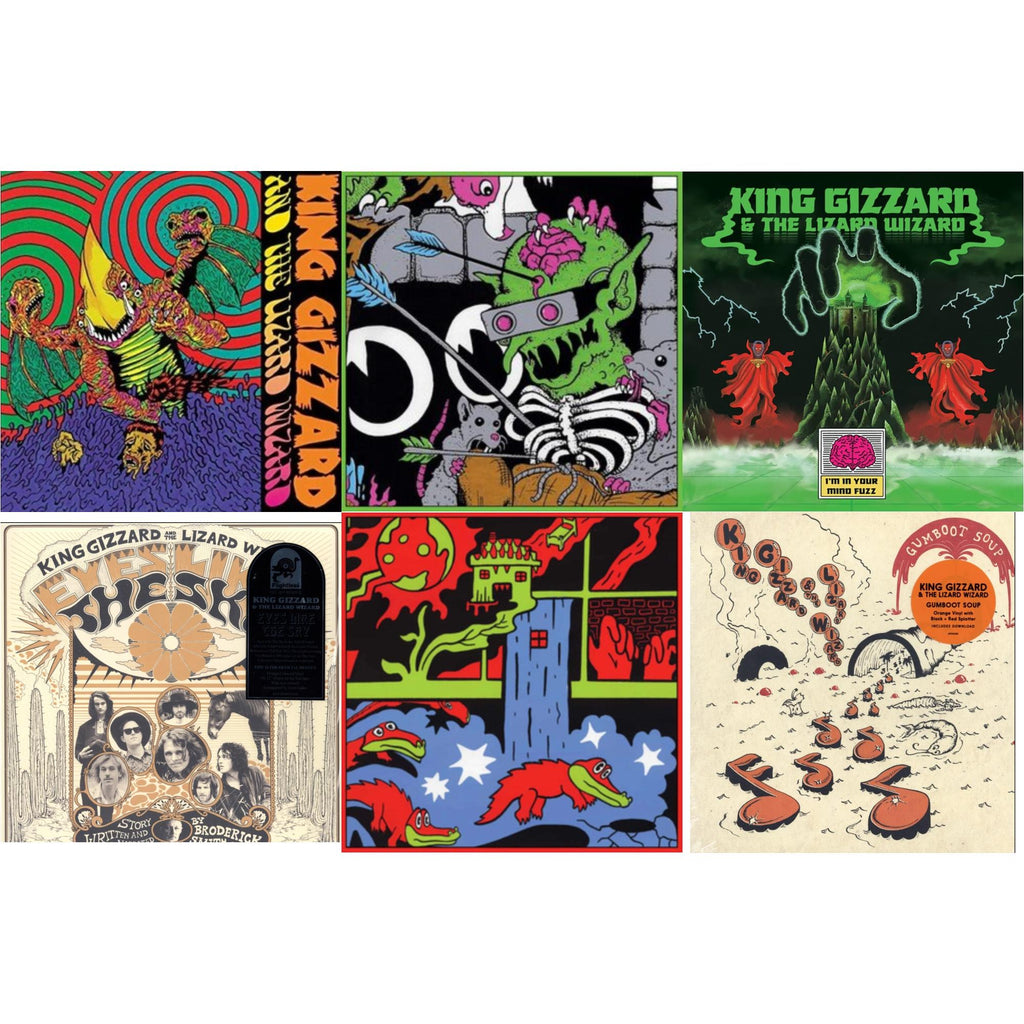 This is a 6 LP Vinyl SKU bundle.
1.This LP Vinyl is brand new.Format: LP VinylThis item's title is: Live In Paris '19 (Fuzz Club Official Bootleg)Artist: King Gizzard & The Lizard WizardLabel: FUZZ CLUBBarcode: 5060467887120Release Date: 5/28/2021
2.This LP Vinyl is brand new.