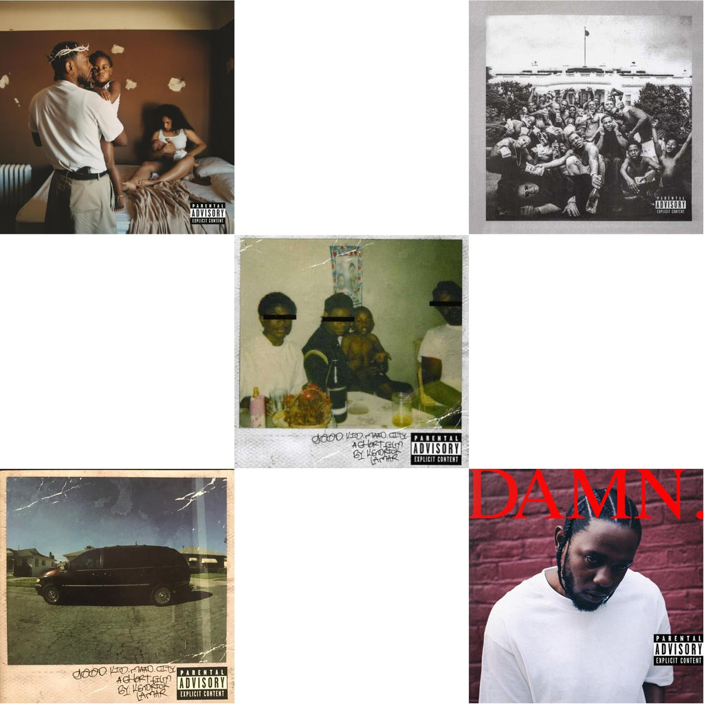 Mr. Morale & The Big Steppers (X) & Good Kid, M.A.A.D City & Good Kid, M.A.A.D City (Remixes) & To Pimp A Butterfly & Damn.