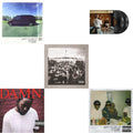 This is a 5 LP Vinyl SKU bundle.
1.This LP Vinyl is brand new.Format: LP VinylMusic Style: Post-PunkThis item's title is: Good Kid, M.A.A.D CityArtist: Kendrick LamarLabel: IGABarcode: 602537192267Release Date: 10/22/2012
2.This LP Vinyl is brand new.