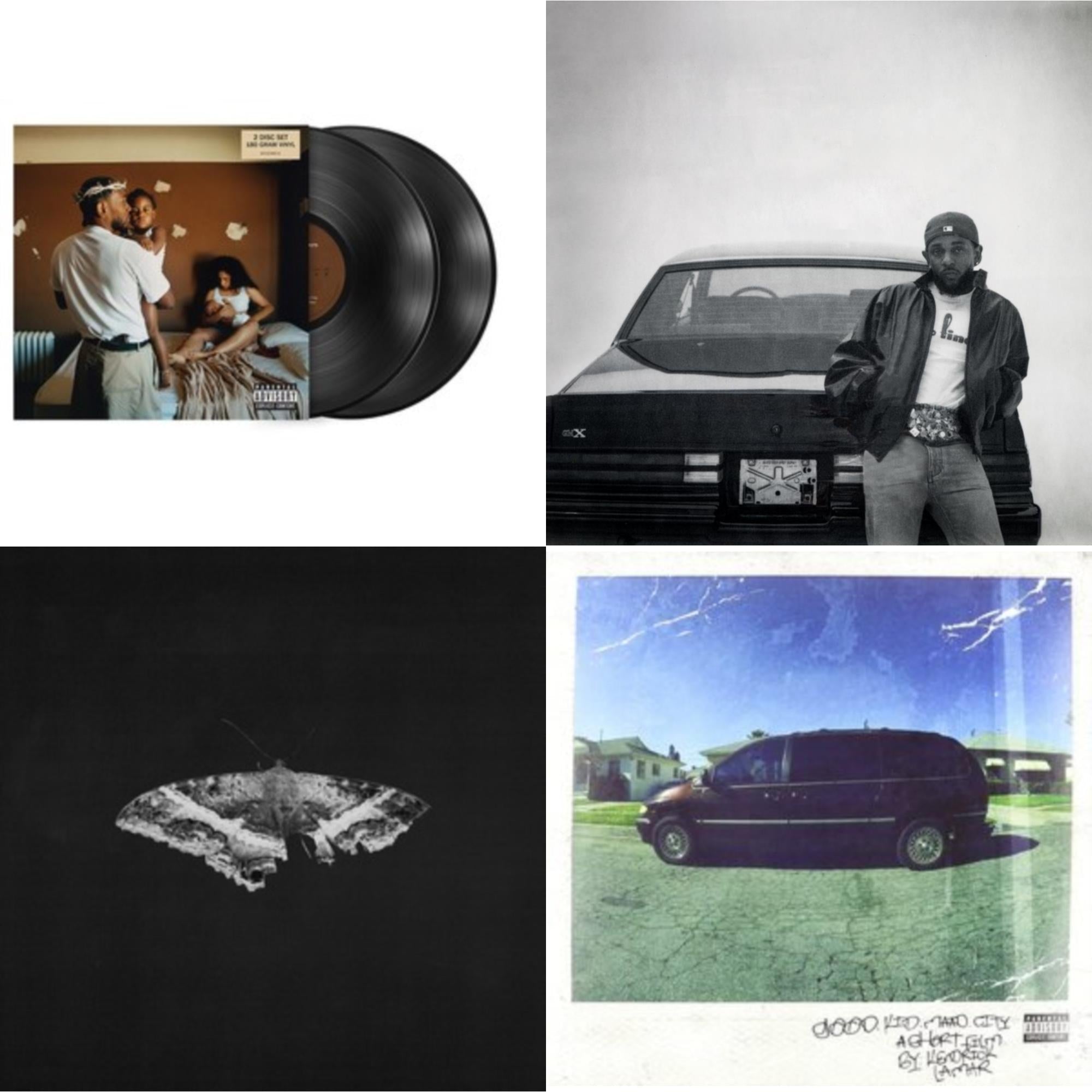 Mr. Morale & The Big Steppers (180G/2LP) & Gnx (X) & To Pimp A Butterfly (X) (10 Year Anniversary Edition/Alternate Artwork/180G/2LP) & Good Kid, M.A.A.D City