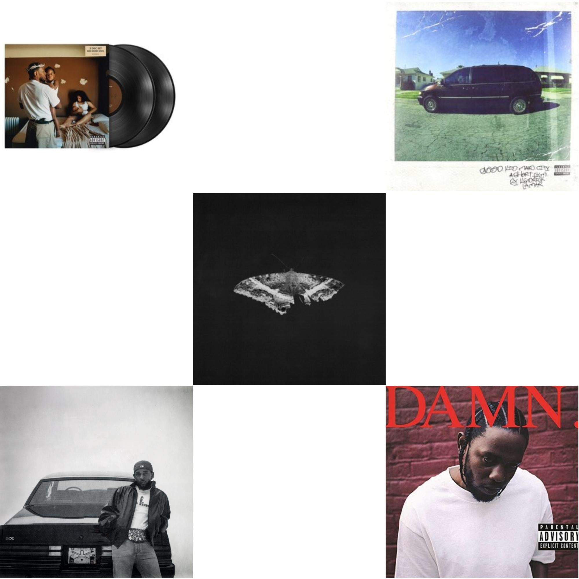 Mr. Morale & The Big Steppers (180G/2LP) & Gnx (X) & To Pimp A Butterfly (X) (10 Year Anniversary Edition/Alternate Artwork/180G/2LP) & Good Kid, M.A.A.D City & Damn. (X) (2LP/180G)