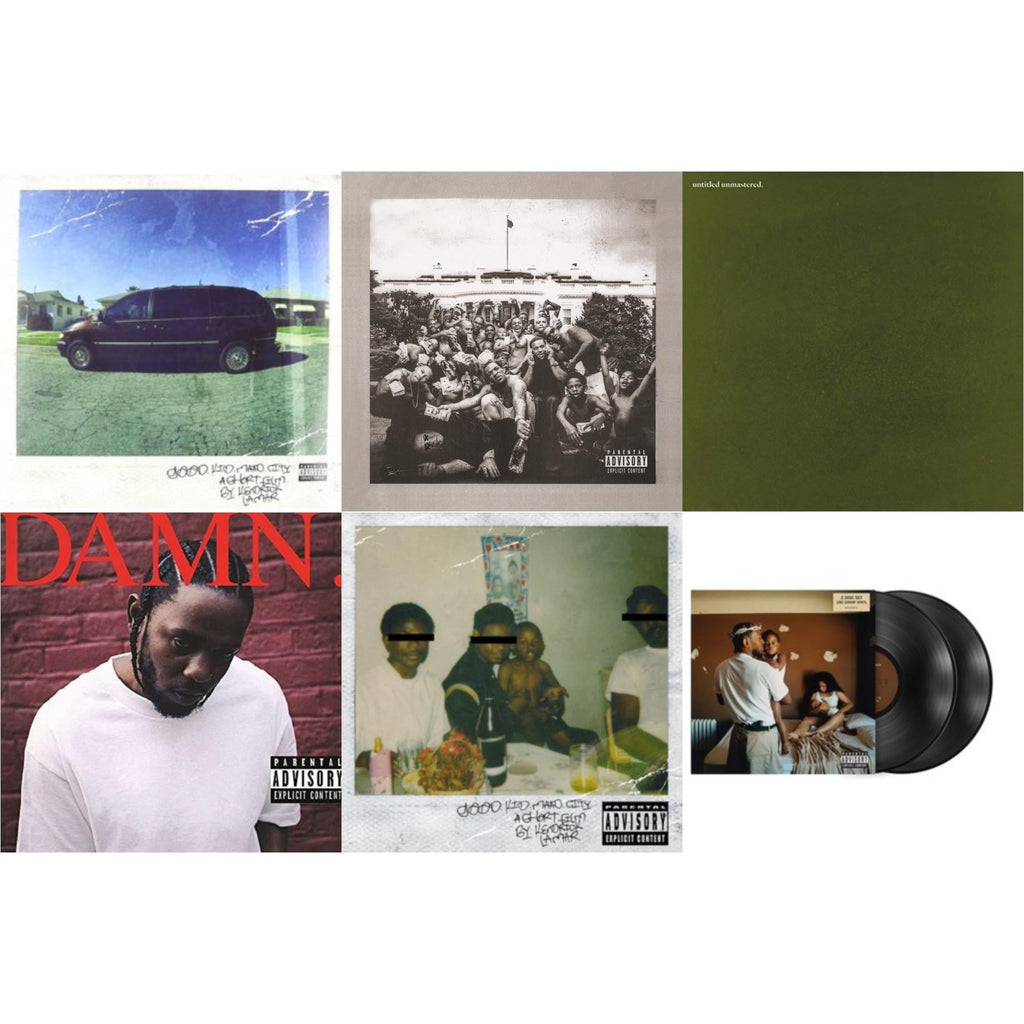 This is a 6 LP Vinyl SKU bundle.
1.This LP Vinyl is brand new.Format: LP VinylMusic Style: Post-PunkThis item's title is: Good Kid, M.A.A.D CityArtist: Kendrick LamarLabel: IGABarcode: 602537192267Release Date: 10/22/2012
2.This LP Vinyl is brand new.