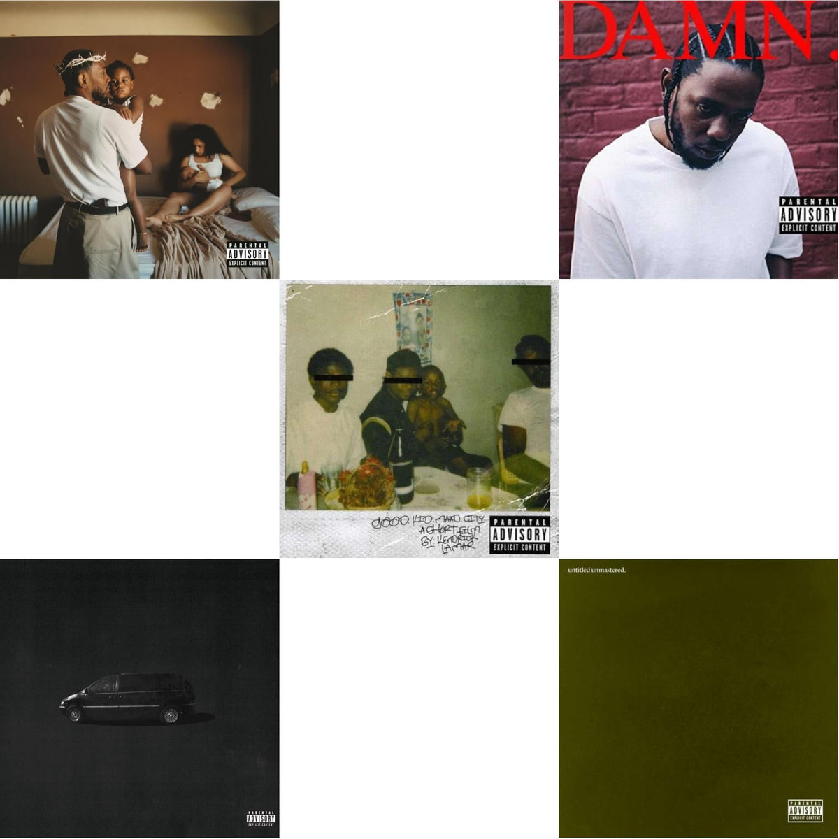 This is a 5 CD SKU bundle.
1.This CD is brand new.Format: CDMusic Style: ConsciousThis item's title is: Mr. Morale & The Big Steppers (X)Artist: Kendrick LamarLabel: PGLANG / TOP DAWG ENTERTAINMENBarcode: 602445886906Release Date: 5/27/2022
2.This CD is brand new.