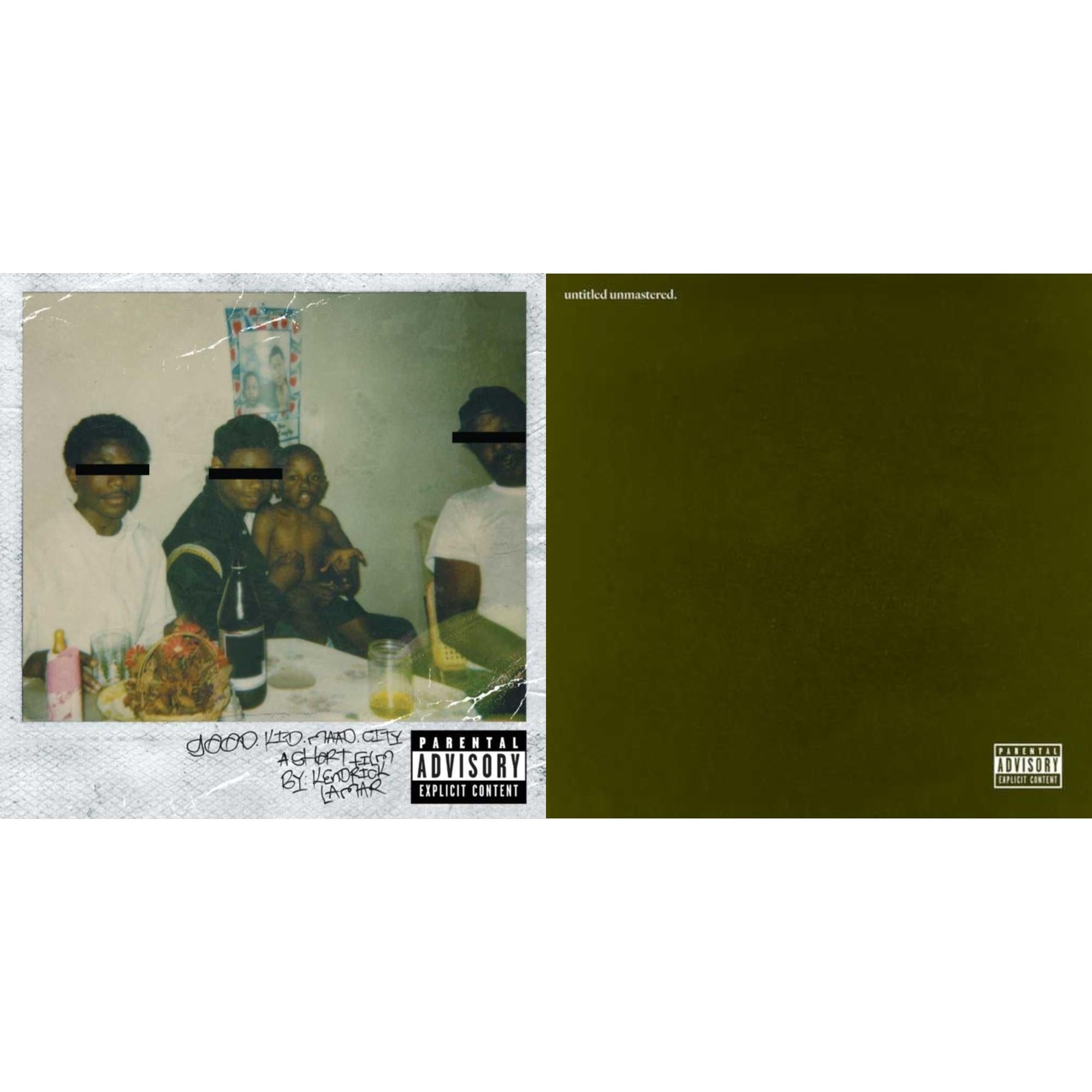 Good Kid, M.A.A.D City & Untitled Unmastered (X)