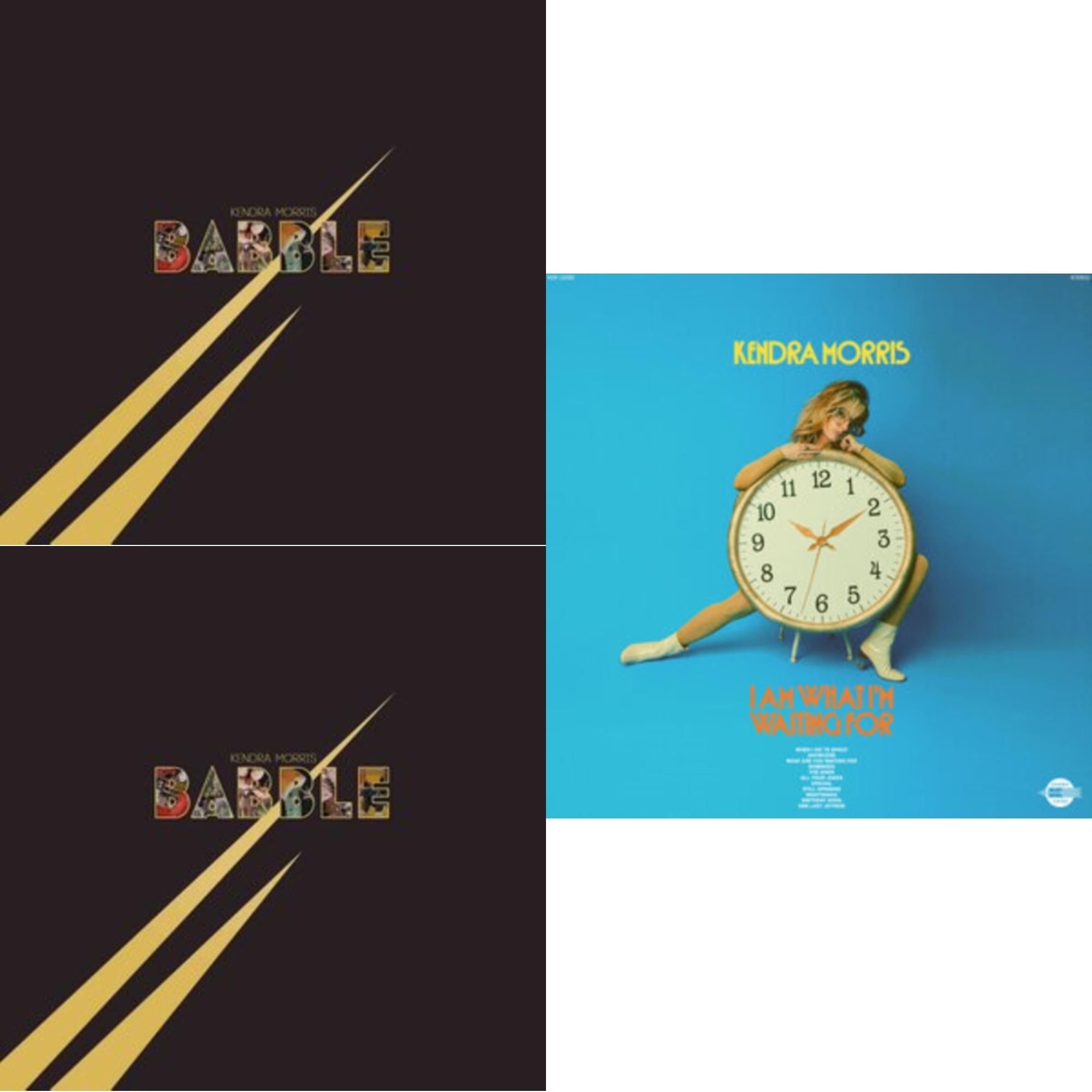 Babble & Babble (Gold Swirl LP Vinyl) & I Am What I'm Waiting For (Transparent Blue W/ White Swirl LP Vinyl)