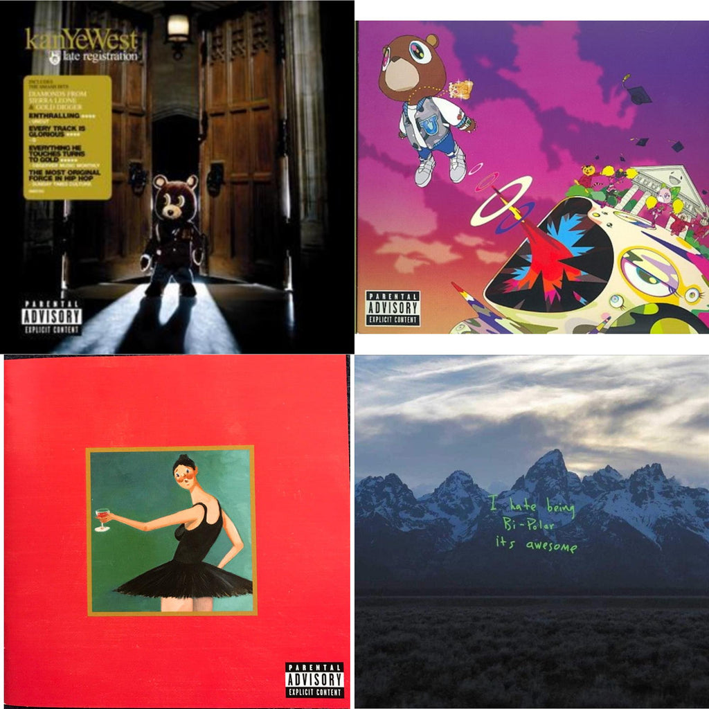 Late Registration & Graduation & My Beautiful Dark Twisted Fantasy & Ye
